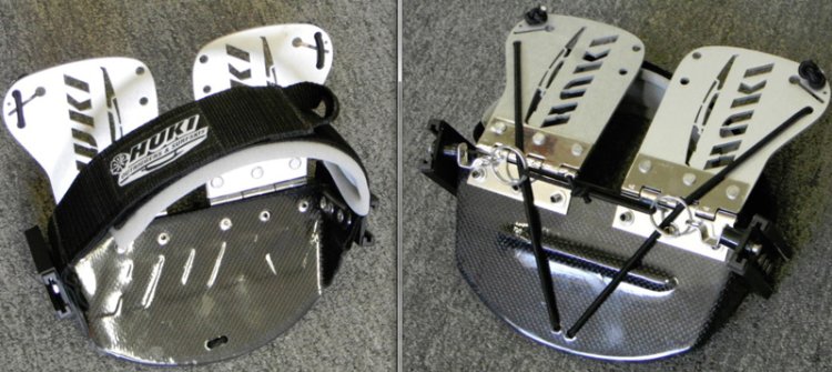 (image for) Heel Plate Assembly for Huki Surfskis, pre-2012 & small cockpit - Click Image to Close