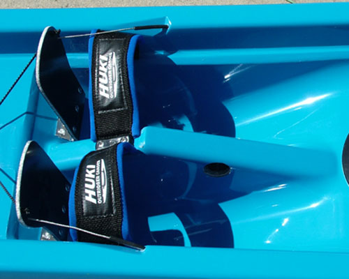 (image for) Surf Ski Foot Straps (Double Footwell: divider separating feet) - Click Image to Close