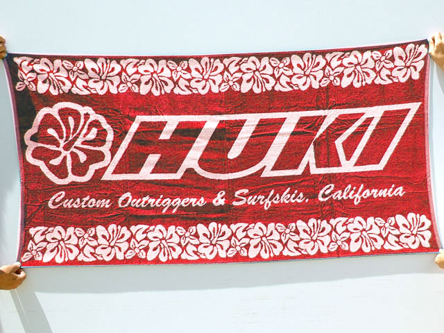 (image for) HUKI - Beach Towel - Red...last one - Click Image to Close
