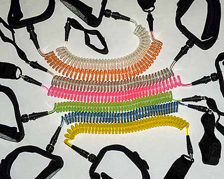 HUKI Leash.Made in USA HUKI Outrigger Canoes Surf Skis and Dragon Boats